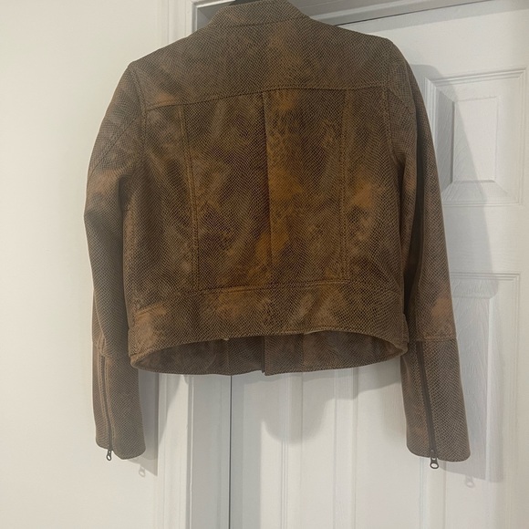 Free People Fenix Vegan Snakeskin Jacket - Picture 6 of 10